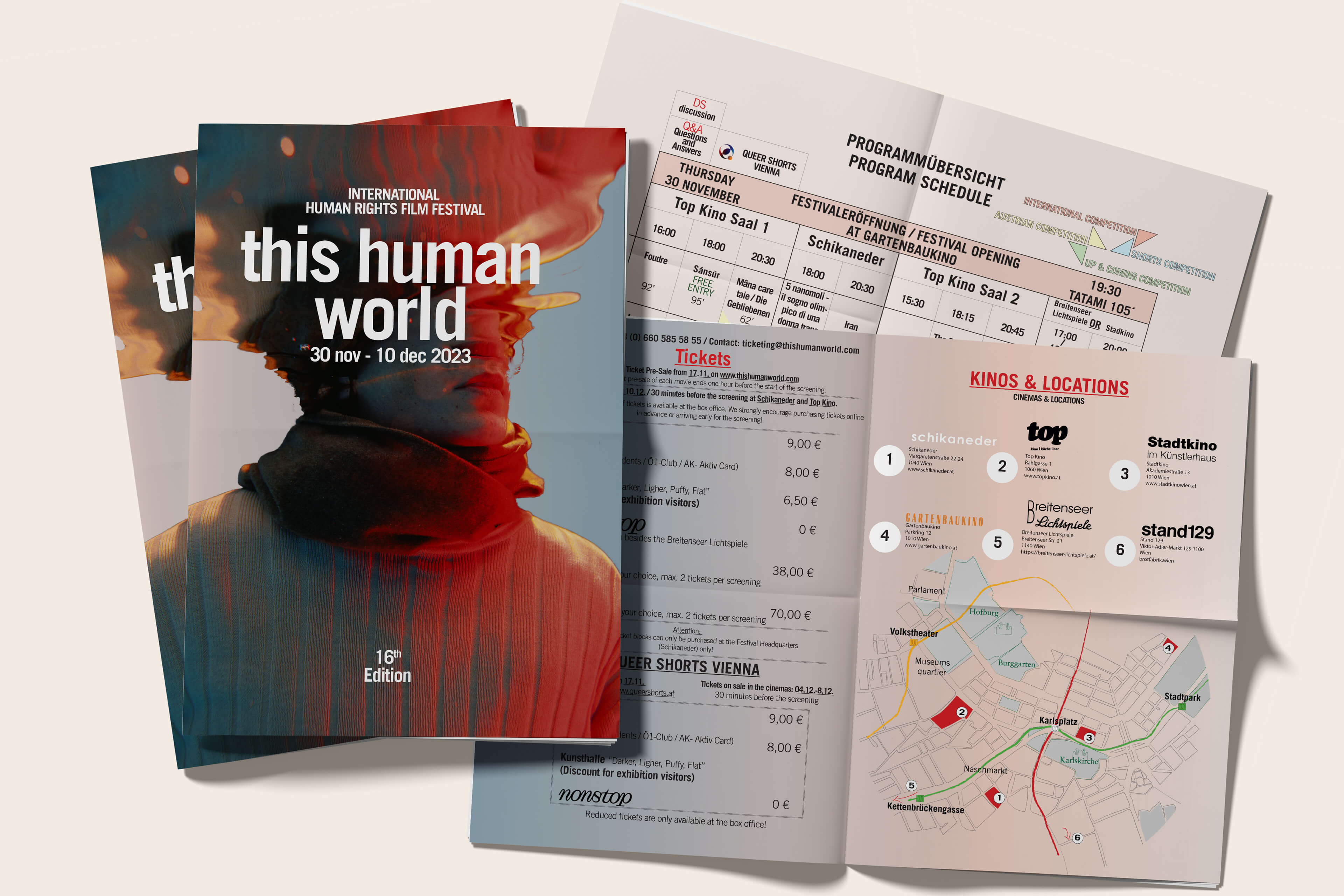 This human world leaflet design